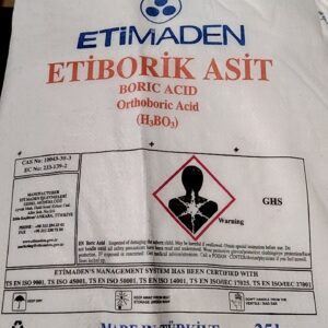 Boric Acid 25 kgs. กรดบอริก - บอริกแอซิด